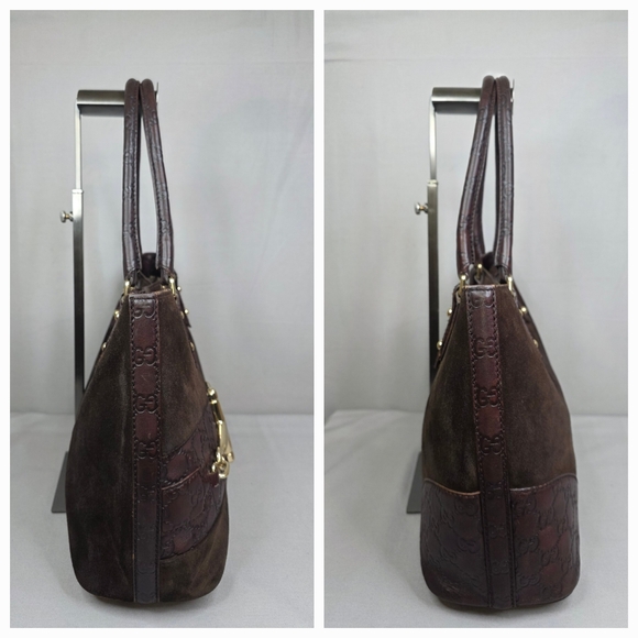 ✨️GUCCI Suede Horsebit Hasler Tote Bag - Picture 8 of 16